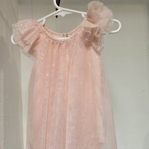 Glittery Pink Tulle Dress - Baby Starters
